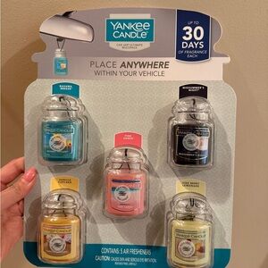 Yankee Candle Car Jar Ultimate Multipack, 5 Air Fresheners New